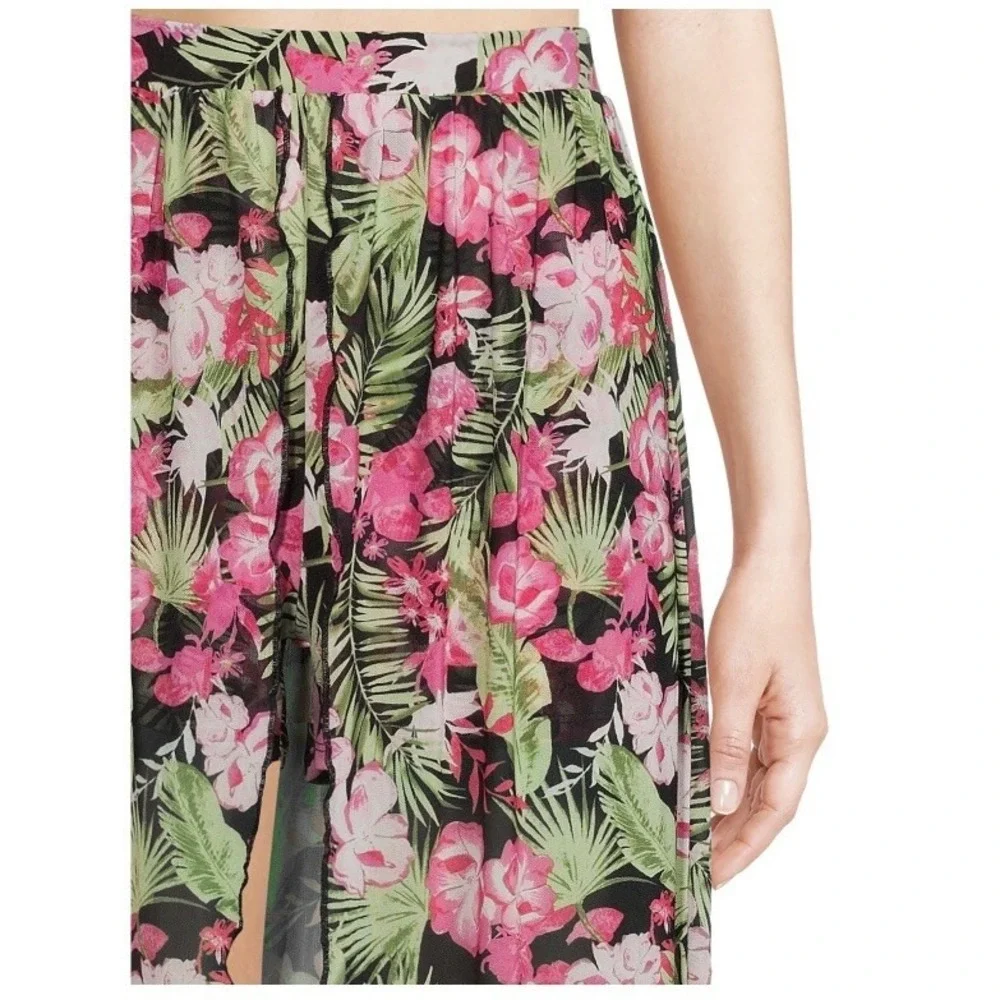 No Boundaries Juniors Ruched Top and Walk Through Maxi Skirt Set 2 Piece New